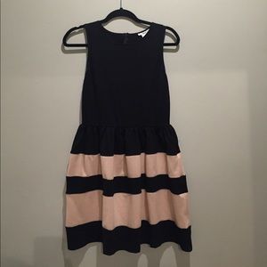 Bar III Black and Blush Dress