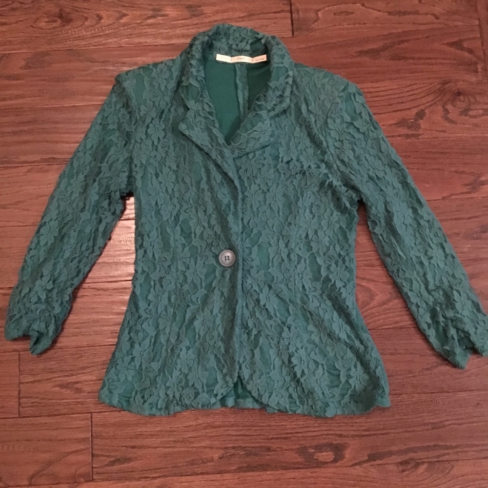 Lace blazer