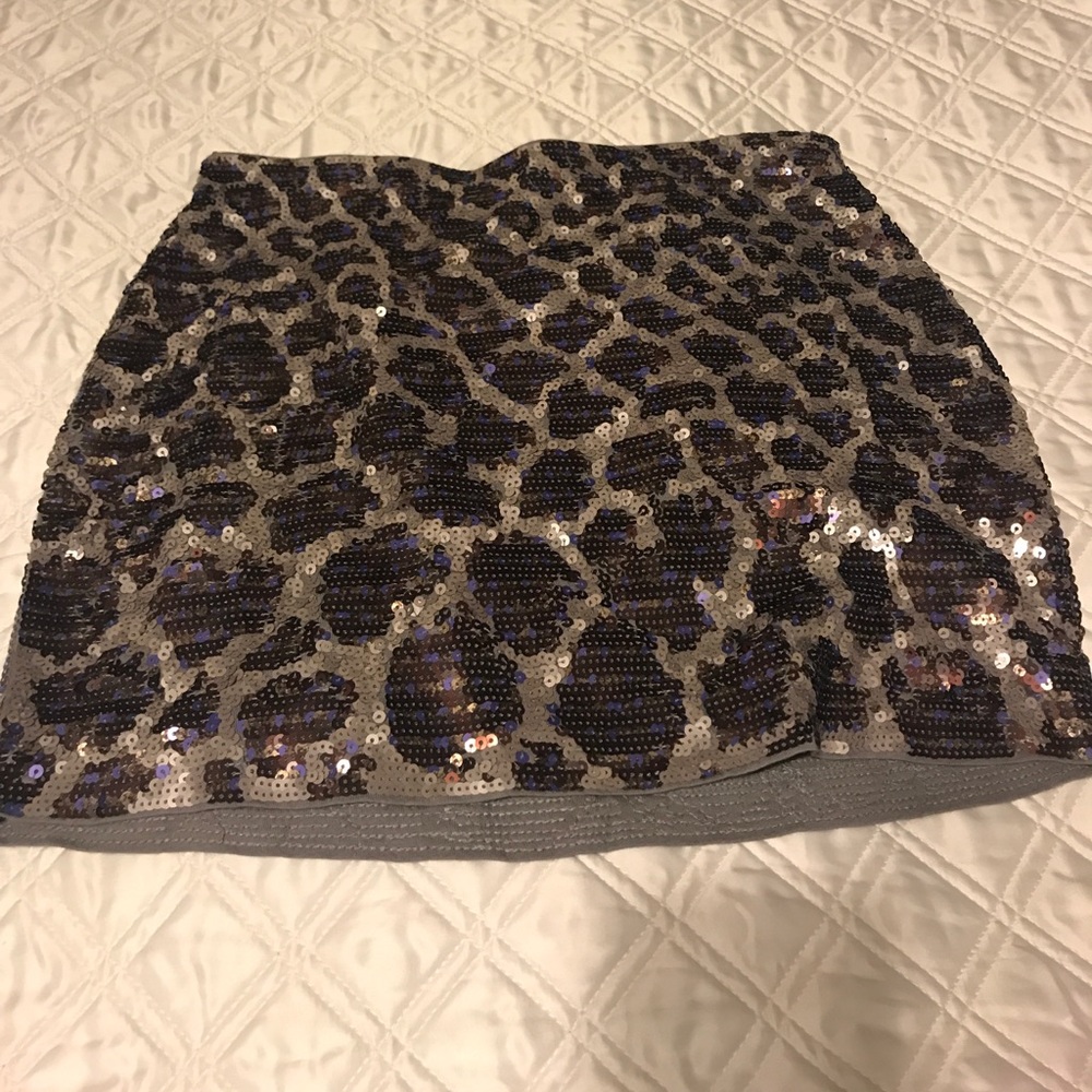 Express sequin miniskirt