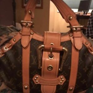 Authentic Louis Vuitton Brown Monogram Theda