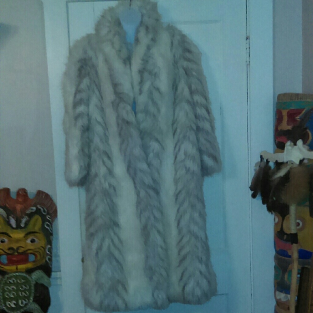Casper Faux Fur Coat-Vintage