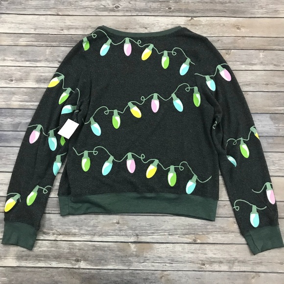 New Wildfox Glowing Lights Pullover Sweater - Picture 5 of 7