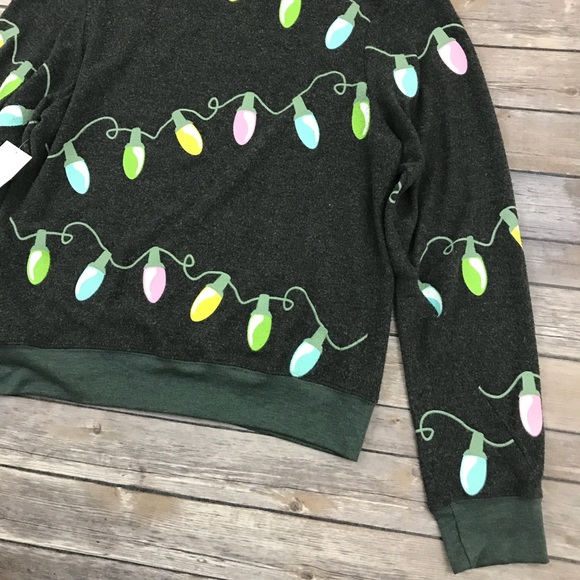 New Wildfox Glowing Lights Pullover Sweater - Picture 6 of 7