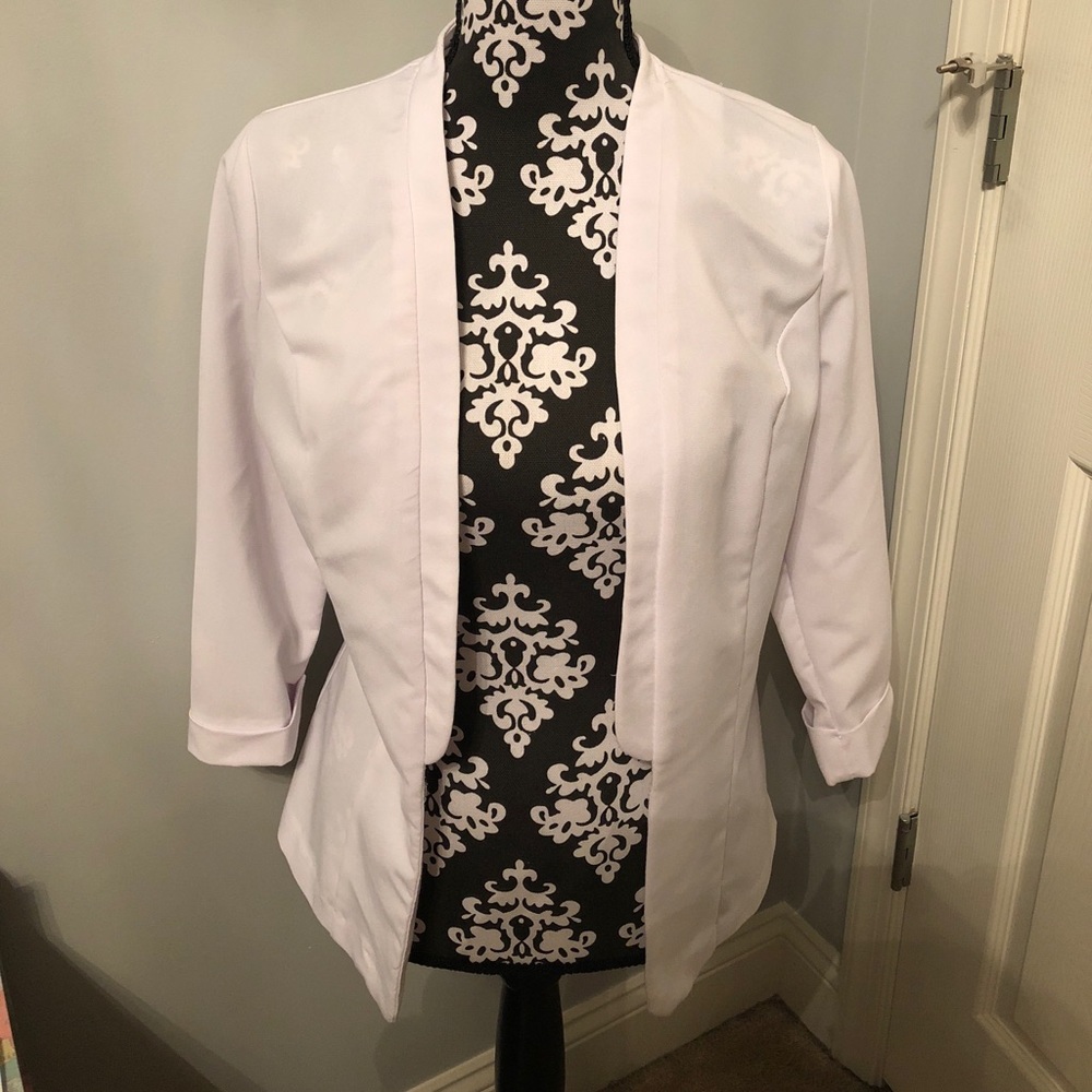 White blazer