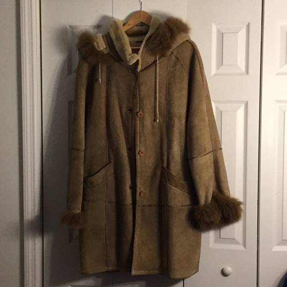 Shearling Fur Coat - Picture 1 of 4