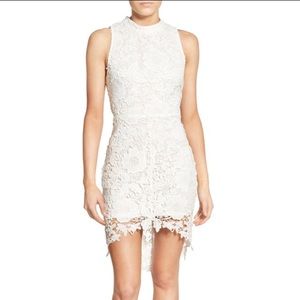 NEW Astr The Label White Lace Samantha Dress Small