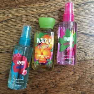 Bath & Body Works Shower Gel Body Sprays Set