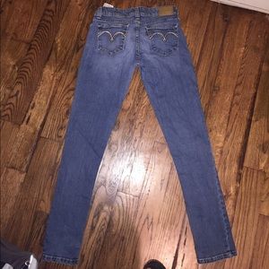 Levi's low rise skinny jeans