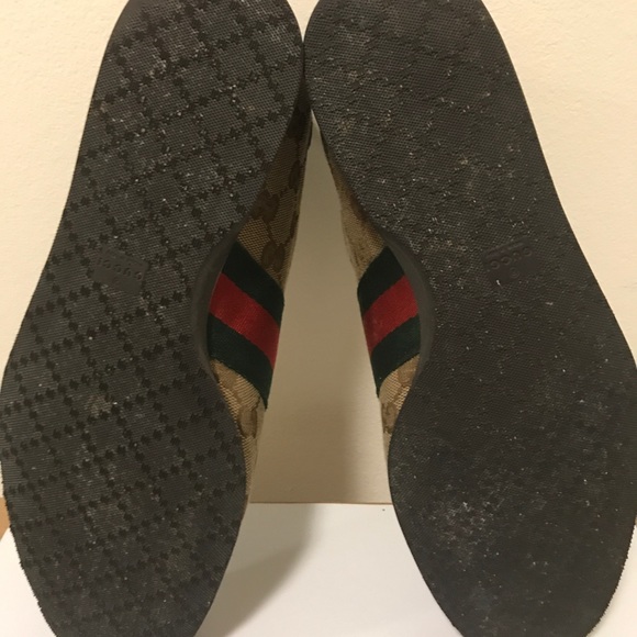 SOLD! AUTH Gucci GG Monogram Sneaker  SZ 38/8 - Picture 7 of 7