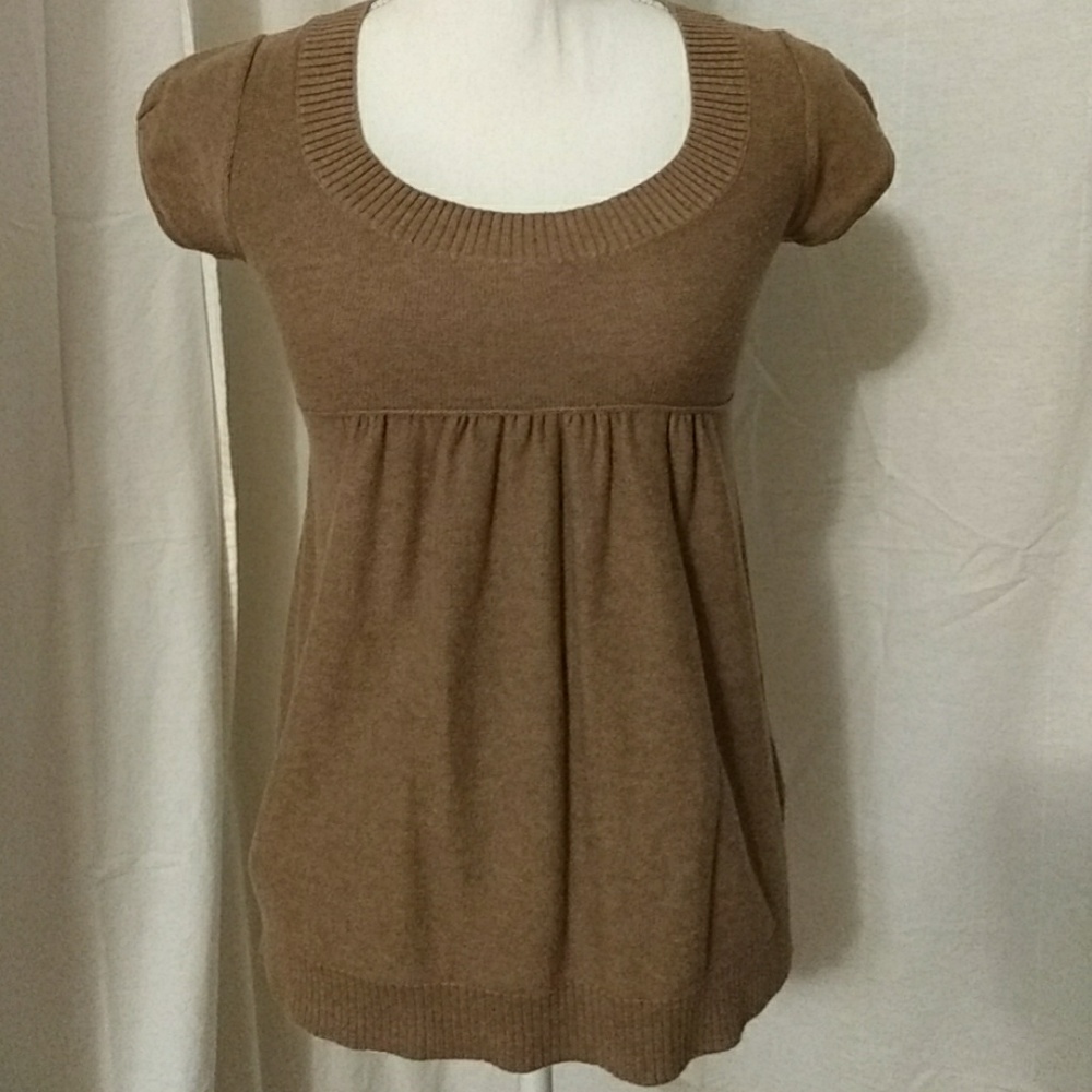 Like New Scoop Neck Empire Waist Sweater Tunic
