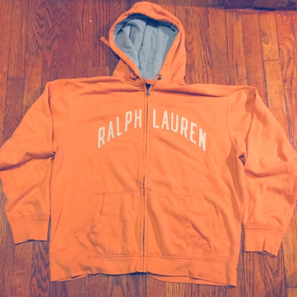 90's Style  Polo Hoodie (large)