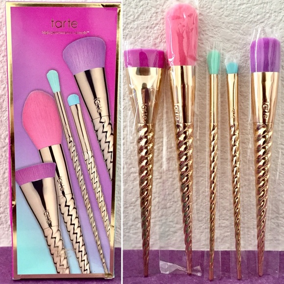 Tarte Magic Wands Makeup Brush Set Unicorn + GIFT