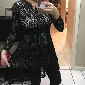 Lacy black dress