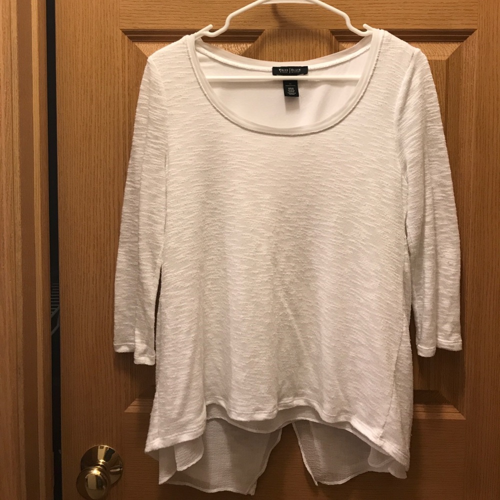 Whitehouse Black Market 3/4 sleeve shirt