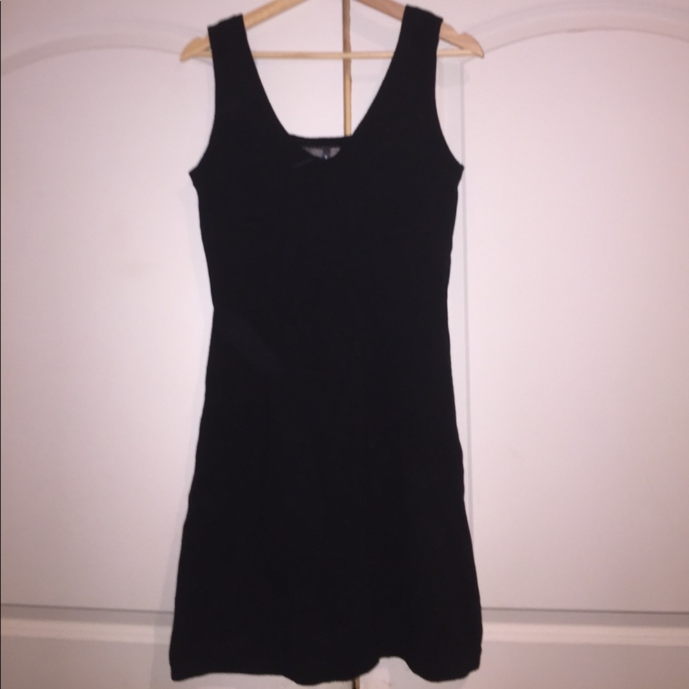 Designer Black Knit Dress