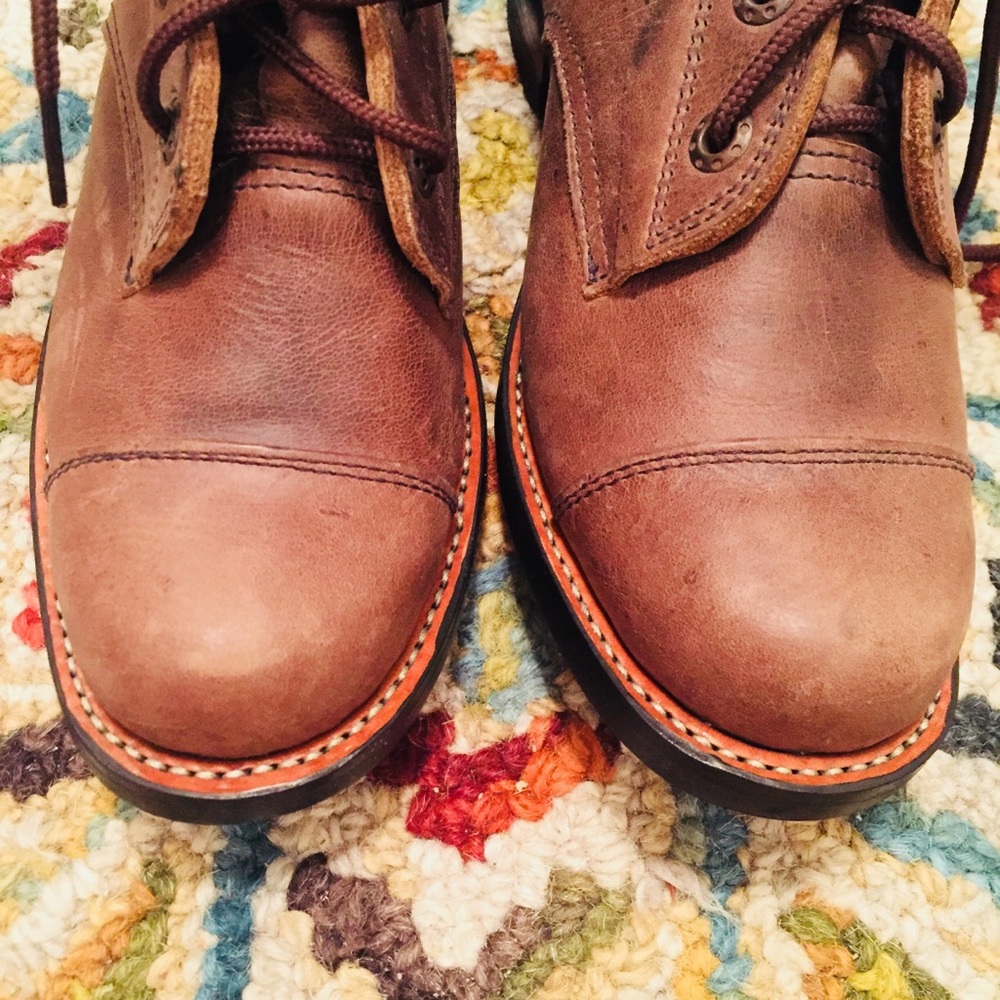 Ambos Leather Moto Boots in Size 6 NWOT - Picture 3 of 6