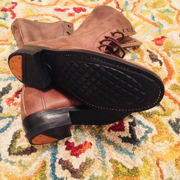 Ambos Leather Moto Boots in Size 6 NWOT - Picture 4 of 6