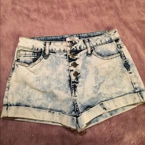 Acid Wash Shorts