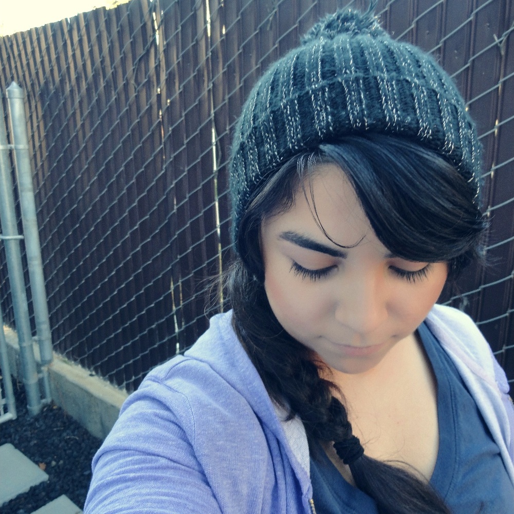 Black Yarn Beanie