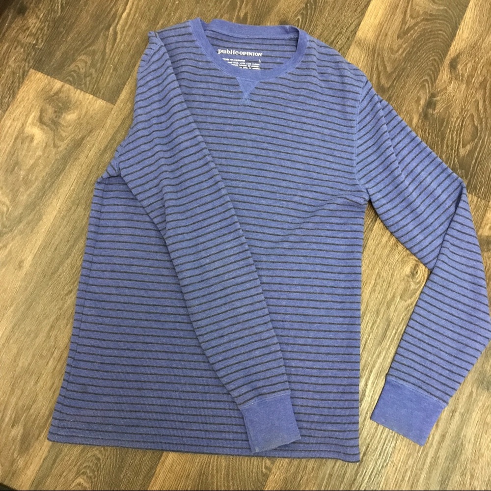 [NOT AVAILABLE] Striped Long Sleeve Shirt