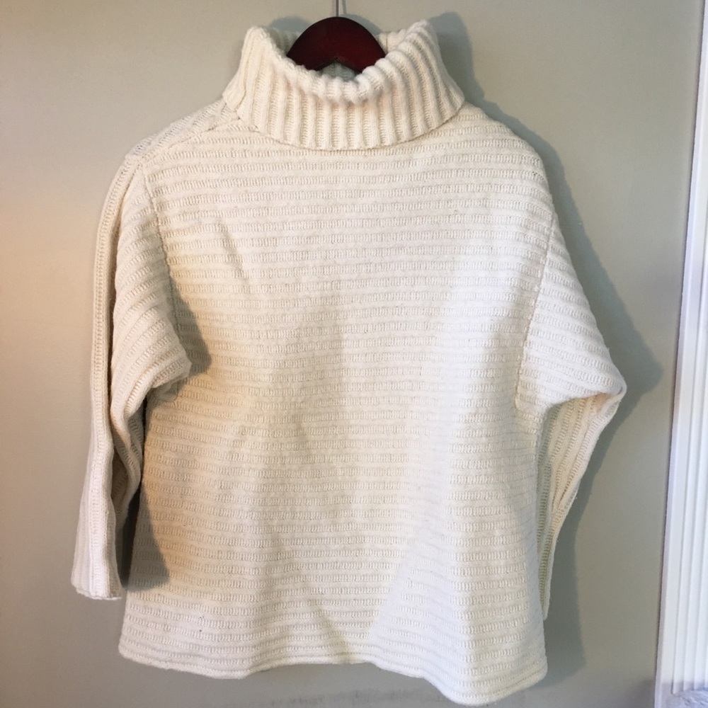 Dkny loose slouchy turtleneck sweater