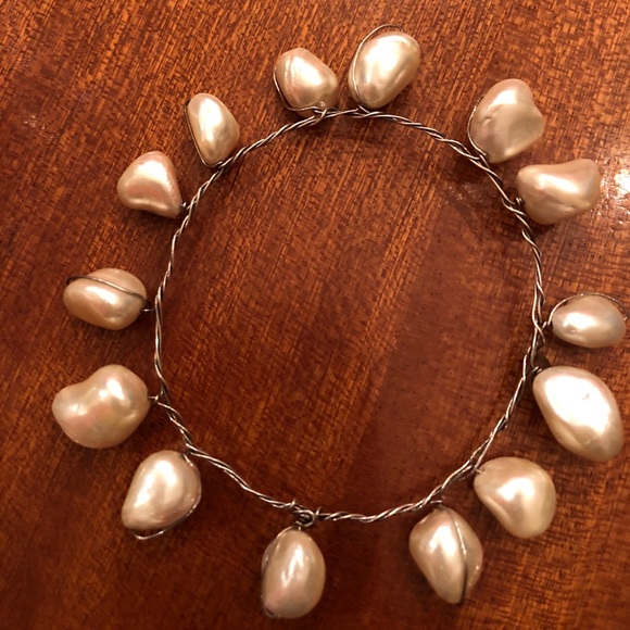 Abra sterling silver & pearl bracelet - Picture 3 of 4