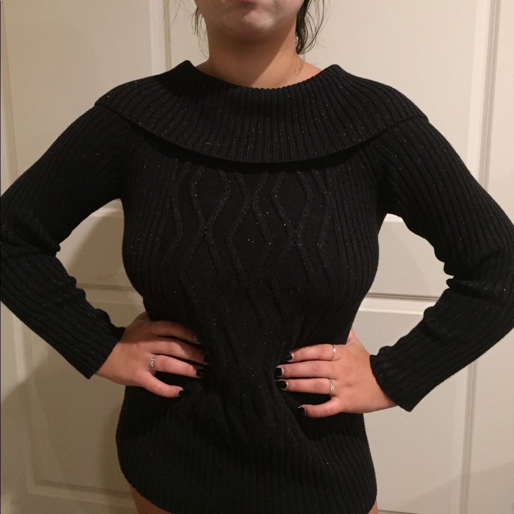 Black Knit Sweater