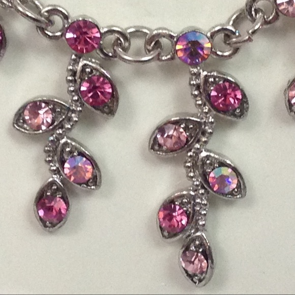 Genuine Austrian Crystal necklace&earrings set NWT - Picture 4 of 8