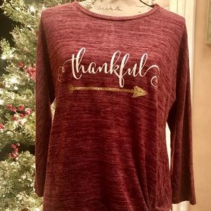 Cute, stylish shirt for thanksgiving.