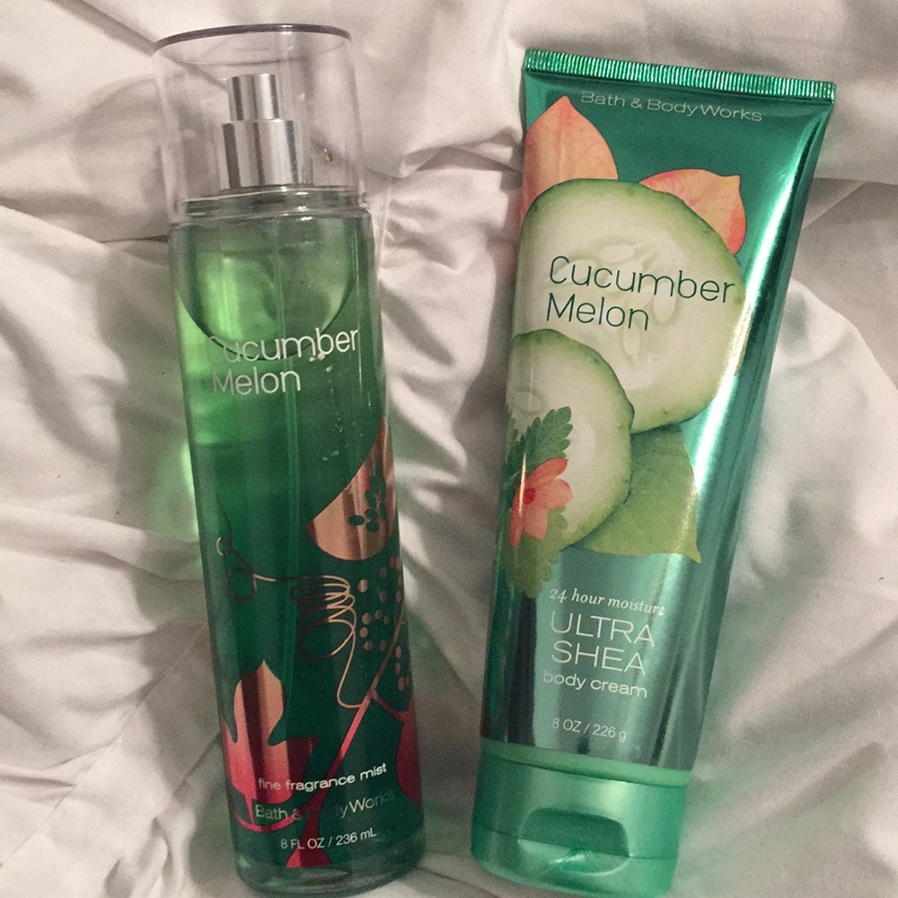 Brand New Bath &Body Works Cucumber MelonMistCream