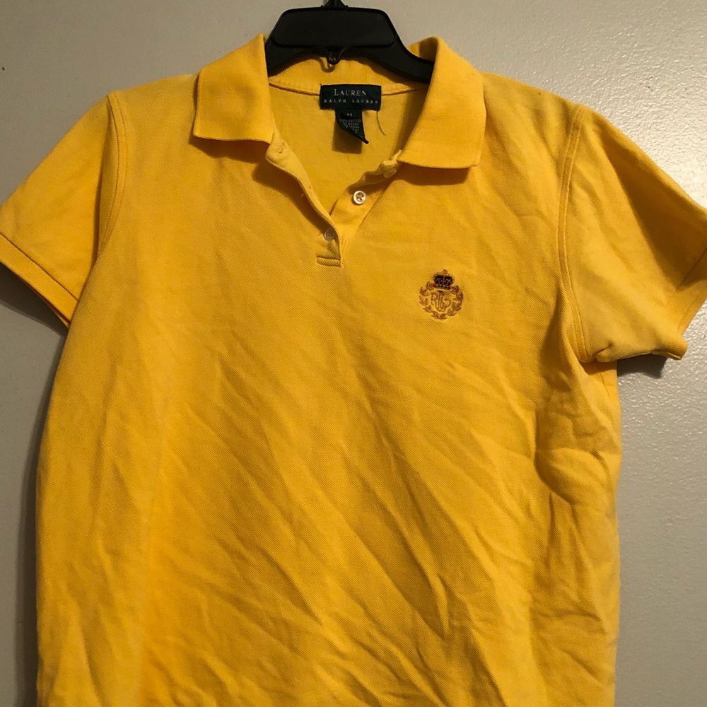 Classic Vintage Ralph Lauren Polo Mustard Yellow