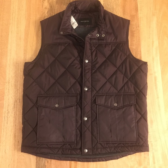 Banana Republic Other - New Banana Republic Designer Puffy Vest (Brown, L)