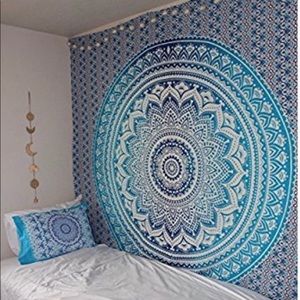 Blue tapestry