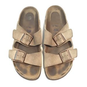 Birkenstock Light Brown Leather Sandals