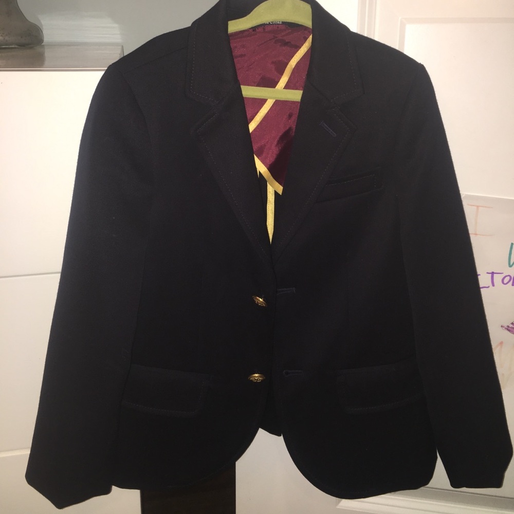 Jcrew boys ludlow navy blazer
