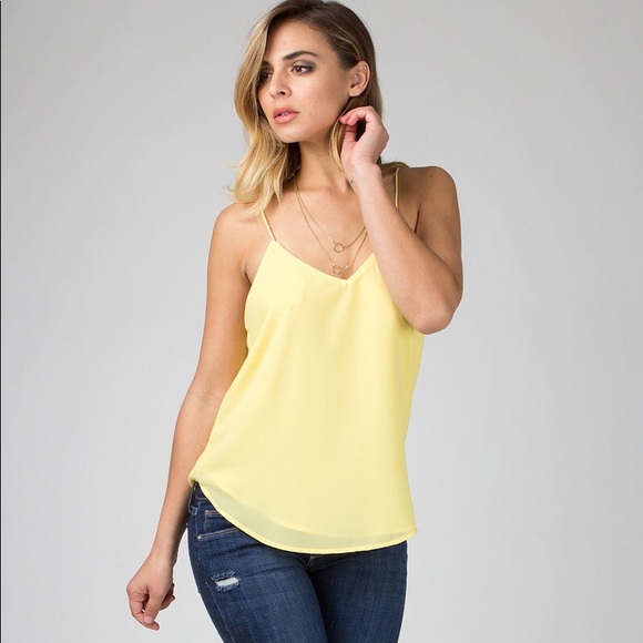 ASOS Tops - Yellow Strappy Cami