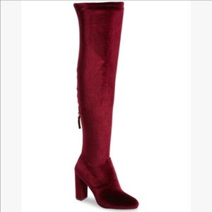 Steve Madden- Velvet, over the knee boots