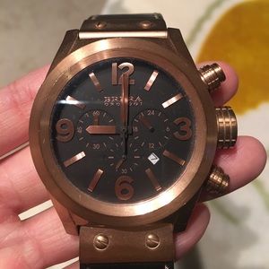 **Lower Price!!** Brera Men’s Watch - Rose Gold