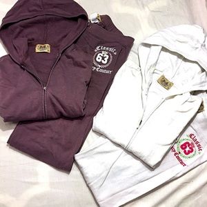 2 juicy couture suits size medium