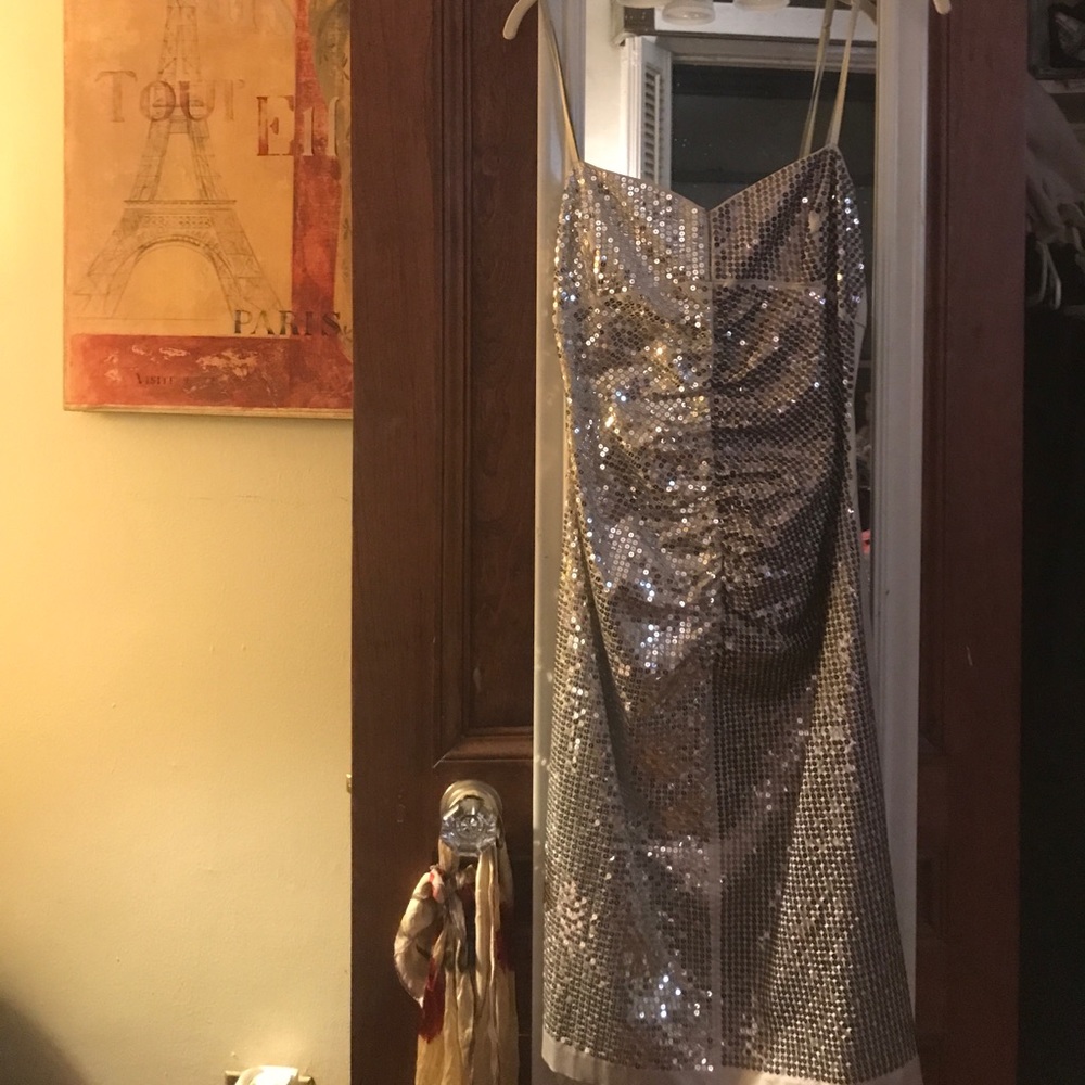 Grey Sequin WOW dress