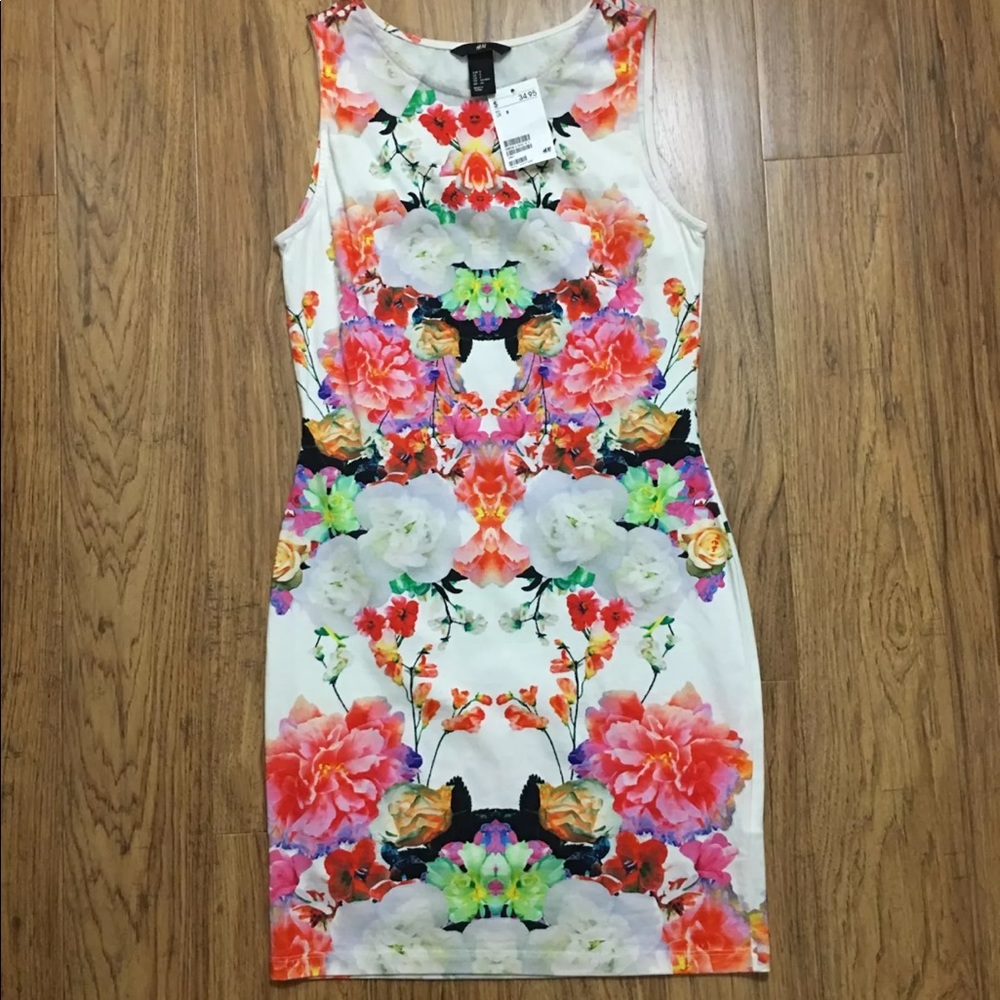 H&M Printed Floral Dress