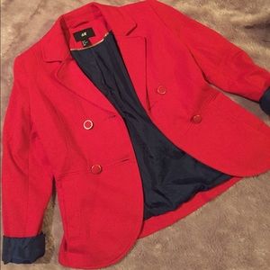 Red blazer from H&M