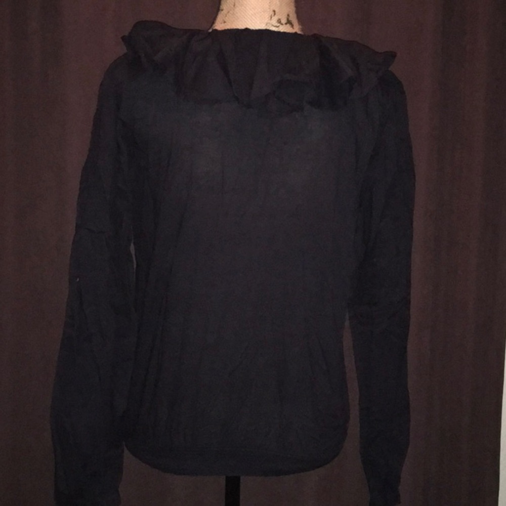 Ralph Lauren Ruffle Top - Picture 2 of 8