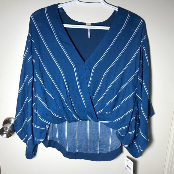 Free People Tops - 🎄NWT Free People🎄 Beautiful Striped Blouse