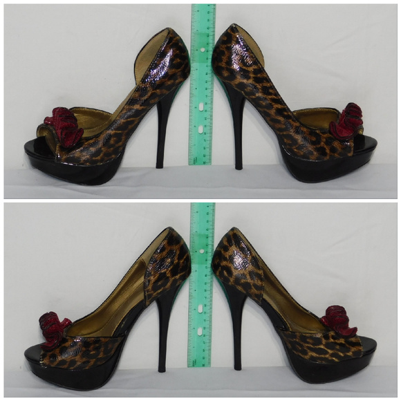 SPEED LIMIT 98, Bow Peep Toe Platform, size 7 M - Picture 5 of 8