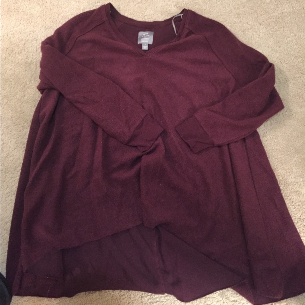 Aerie sweater, maroon/burgundy
