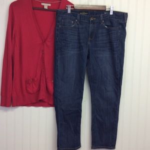 J. Crew Cropped Matchstick Jeans