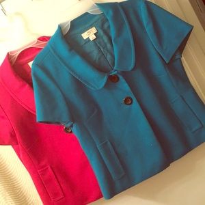 Short sleeve blazer bundle! Basically new