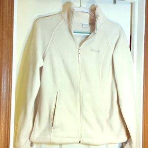 Cream Colored Columbia Fleece