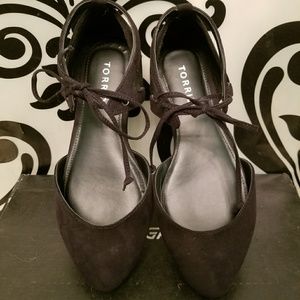 Torrid Lace Up D'orsay Flats